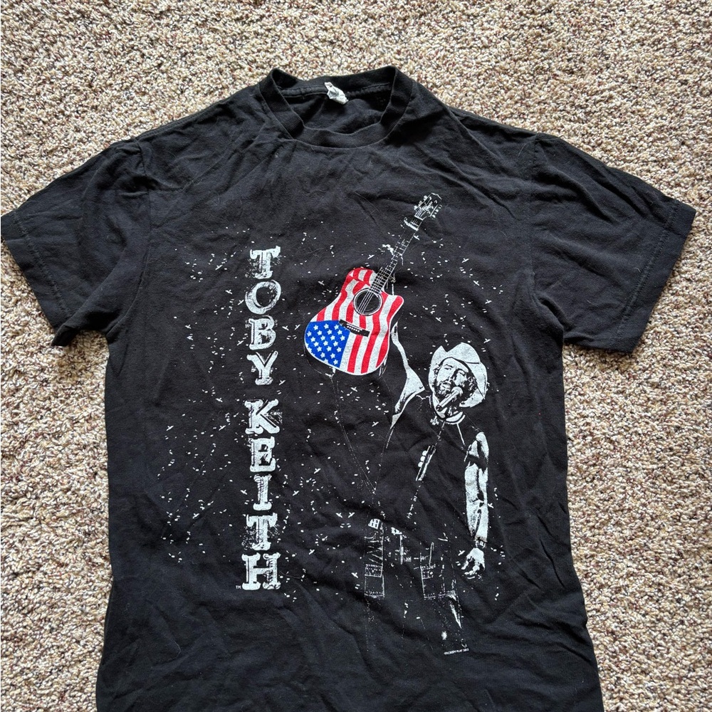 Toby Keith Black Graphic T-Shirt